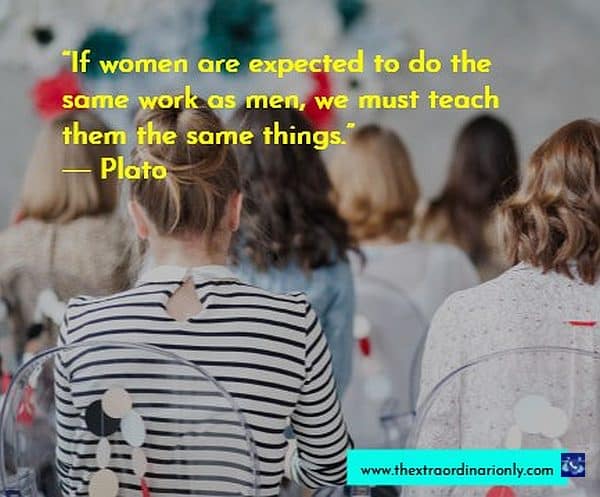 thextraordinarionly teach women what we teach men, Top 300 women leaders