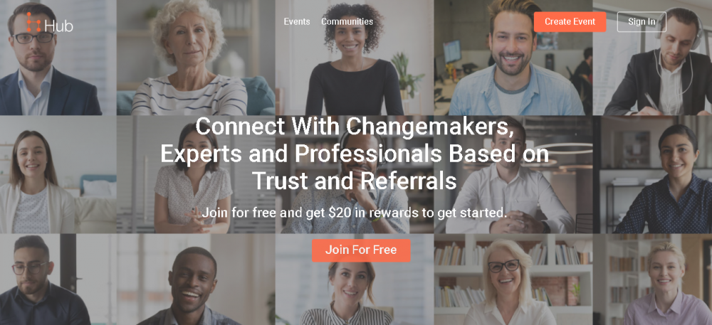 Join Hub Connect with changemakers, experts, and professional
