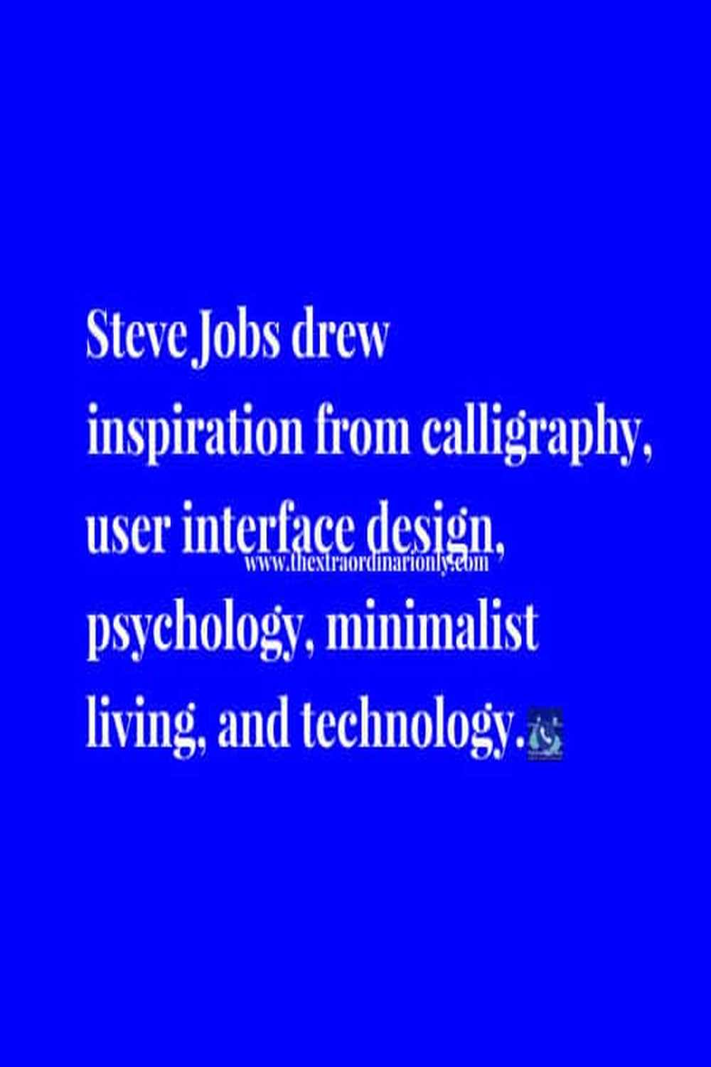 thextraodinarionly multipassionate inspiration of Steve Jobs trigger successful strategy formulation for business