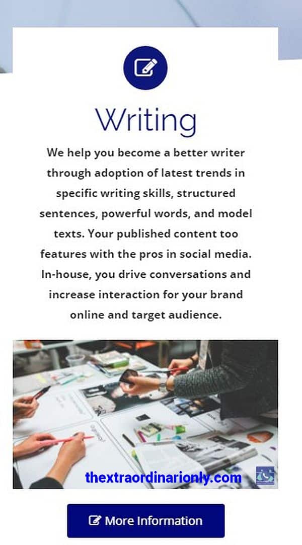 thextraordinarionly writing services for writerpreneurship success pin